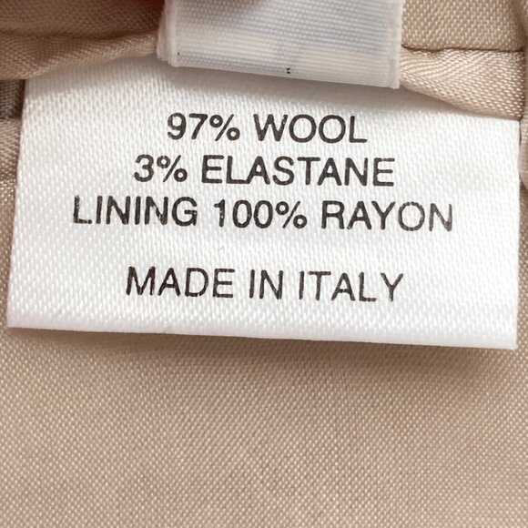 Marlowe Italy Wool Blazer Lined Hidden Buttons - Picture 11 of 13